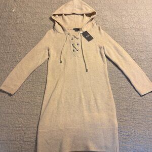 NWT Medium Armani Exchange (A/X) Hooded Sweater Dress